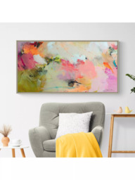 John Lewis Natasha Barnes 'Cherry Pop Blossom' Framed Canvas Print, 66 x 126cm, Multi - thumbnail 2