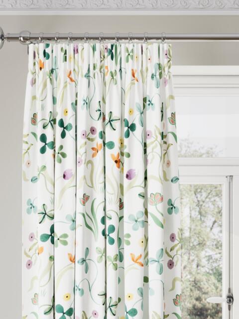 John Lewis x Anine Cecilie Iversen Tulip Garden Pair Lined Pencil Pleat Curtains, Multi - image 1