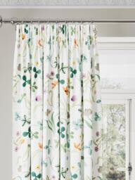 John Lewis x Anine Cecilie Iversen Tulip Garden Pair Lined Pencil Pleat Curtains, Multi - thumbnail 1