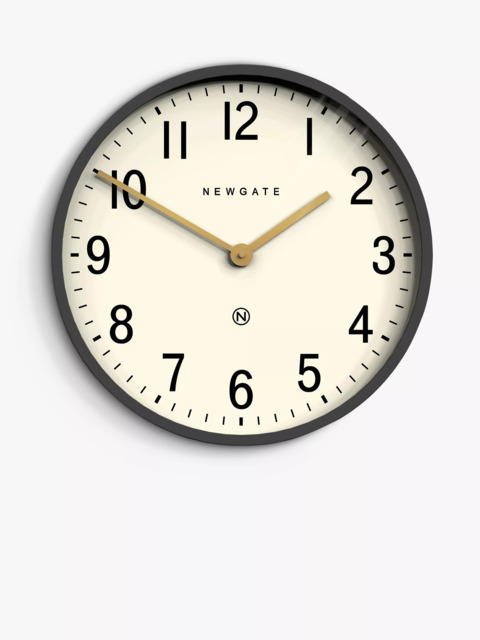 Newgate Clocks Mr Edwards Wall Clock, Dia.45cm, Moonstone Grey - image 1