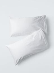 John Lewis Hotel Cotton Sateen 500 Thread Count Bedding, White - thumbnail 3