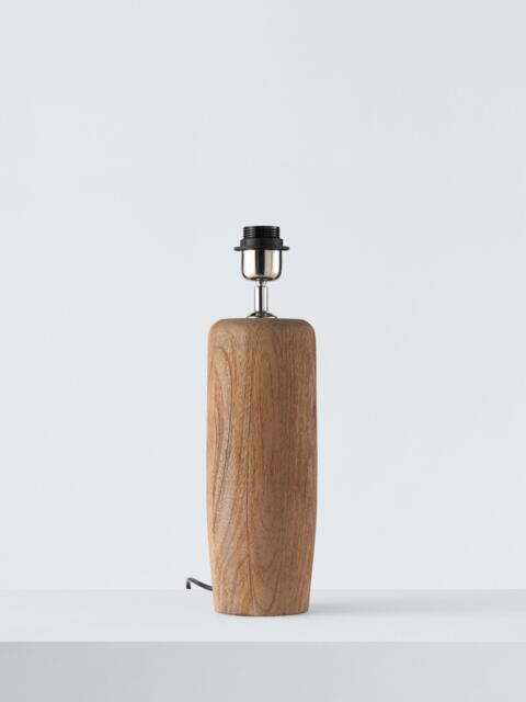 John Lewis Stour Mango Wood Table Lamp Base, Natural - image 1