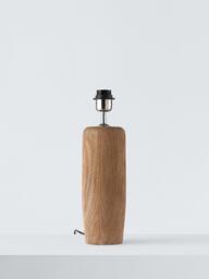 John Lewis Stour Mango Wood Table Lamp Base, Natural