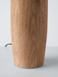 John Lewis Stour Mango Wood Table Lamp Base, Natural - thumbnail 4