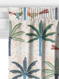 John Lewis Peacock & Palm Made to Measure Curtains or Roman Blind, Multi - thumbnail 3