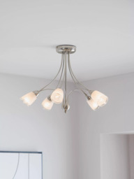 John Lewis Mizar Ceiling Light, 5 Arm - thumbnail 2