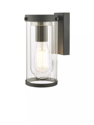 Laura Ashley Arthur Outdoor Wall Light, Black - thumbnail 3