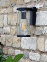 Laura Ashley Arthur Outdoor Wall Light, Black - thumbnail 5