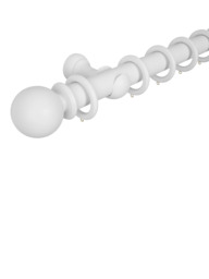 John Lewis Wooden Curtain Pole, Dia.35mm