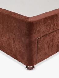 Silentnight Non-Sprung 2 Drawer Upholstered Divan Base, King Size - thumbnail 4