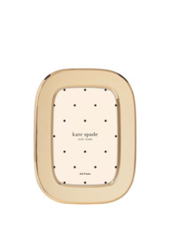 "kate spade new york South Street Oval Photo Frame, 4 x 6"" (10 x 15cm), Gold" - thumbnail 1