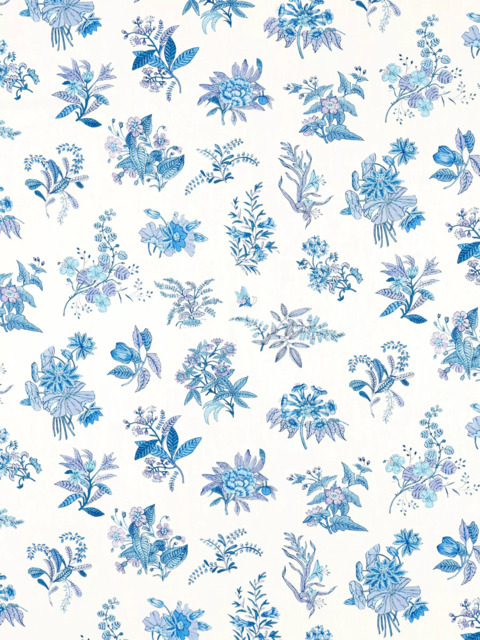 Harlequin x Sophie Robinson Woodland Made to Measure Curtains or Roman Blind, Lapis/Amthyst/Pearl - image 1