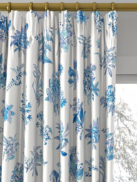 Harlequin x Sophie Robinson Woodland Made to Measure Curtains or Roman Blind, Lapis/Amthyst/Pearl - thumbnail 2