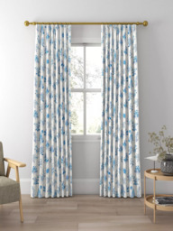 Harlequin x Sophie Robinson Woodland Made to Measure Curtains or Roman Blind, Lapis/Amthyst/Pearl - thumbnail 3