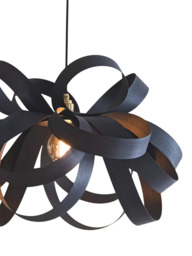 Tom Raffield Noctis Skipper Medium Pendant Ceiling Light, Black - thumbnail 6