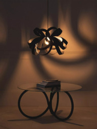 Tom Raffield Noctis Skipper Medium Pendant Ceiling Light, Black - thumbnail 5