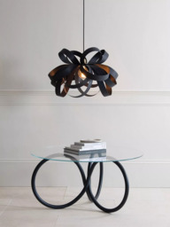 Tom Raffield Noctis Skipper Medium Pendant Ceiling Light, Black - thumbnail 4
