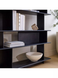 west elm Anton Open Bookcase, Black - thumbnail 5