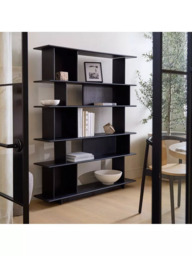 west elm Anton Open Bookcase, Black - thumbnail 2