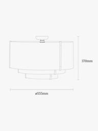 Tom Raffield Leven Flush Ceiling Light - thumbnail 6