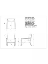 John Lewis Bobbin Armchair - thumbnail 2