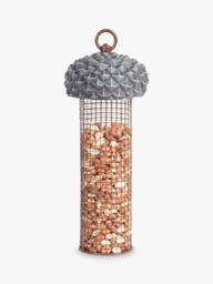 Fallen Fruits Acorn Nut Bird Feeder, Grey - thumbnail 2