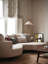 John Lewis Lozenge Grand 5 Seater LHF Chaise End Sofa, Metal Leg - thumbnail 2