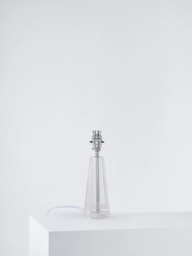 Laura Ashley Blake Petite Crystal Glass Table Lamp, Clear - thumbnail 3