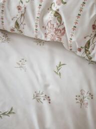 Historic Royal Palaces Stripe 200 Thread Count Duvet Cover Set, Clay Pink - thumbnail 3