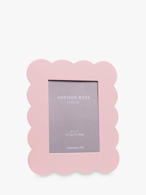 "Addison Ross Scallop Lacquer Photo Frame, 5 x 7"" (13 x 18cm)"