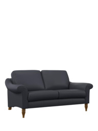 John Lewis Camber Medium 2 Seater Leather Sofa, Light Leg - thumbnail 1