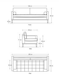 Swyft Model 02 Large 3 Seater Sofa - thumbnail 2