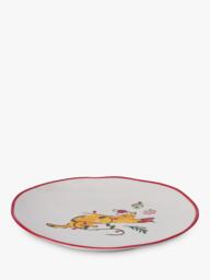Wednesday Tea Collective Christmas Cat Stoneware Plates, Set of 2, 19cm - thumbnail 3