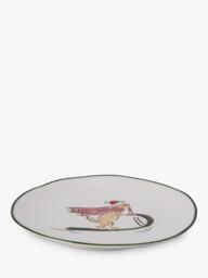 Wednesday Tea Collective Christmas Cat Stoneware Plates, Set of 2, 19cm - thumbnail 2