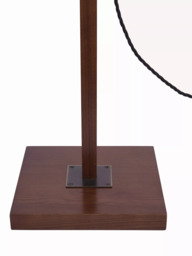 Laura Ashley Burdale Wooden Floor Lamp Base, Antique Brass - thumbnail 6