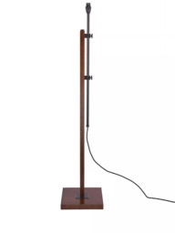 Laura Ashley Burdale Wooden Floor Lamp Base, Antique Brass - thumbnail 3