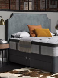 Sealy Tate Full Height Upholstered Headboard, King Size - thumbnail 3