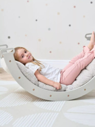Tutti Bambini Scala Montessori Pikler Rocking Frame Cushion, Mushroom - thumbnail 4