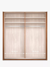 John Lewis Elstra 200cm Wardrobe Mirrored Sliding Door - thumbnail 4