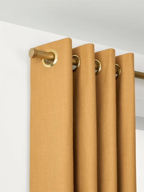 John Lewis Made to Order Select Eyelet Curtain Pole with Stud Finial, Wall Fix, Dia.25mm - image 1