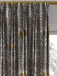 Morris & Co. Snakeshead Made to Measure Curtains or Roman Blind, Pewter/Gold - thumbnail 6