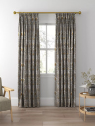 Morris & Co. Snakeshead Made to Measure Curtains or Roman Blind, Pewter/Gold - thumbnail 5