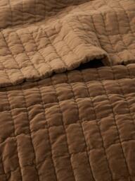 John Lewis Velvet Modern Luxe Quilt, Copper - thumbnail 4