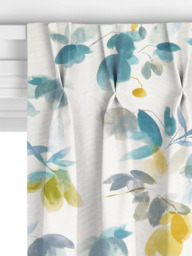 John Lewis Lenton Rose Print Made to Measure Curtains or Roman Blind, Citrine - thumbnail 5