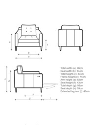 John Lewis Draper II Motion Leather Armchair, Metal Leg - thumbnail 2
