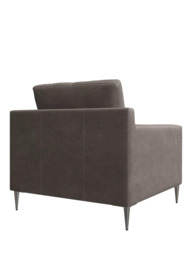 John Lewis Draper II Motion Leather Armchair, Metal Leg - thumbnail 4