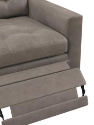John Lewis Draper II Motion Leather Armchair, Metal Leg - thumbnail 6