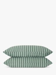 Piglet in Bed Pembroke Stripe Linen Blend Bedding - thumbnail 5