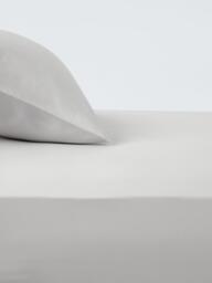 John Lewis Egyptian Cotton Percale Easy Care 400 Thread Count Deep Fitted Sheet