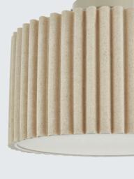 John Lewis Modern Scallop Semi Flush Ceiling Light, Marshmallow - thumbnail 4